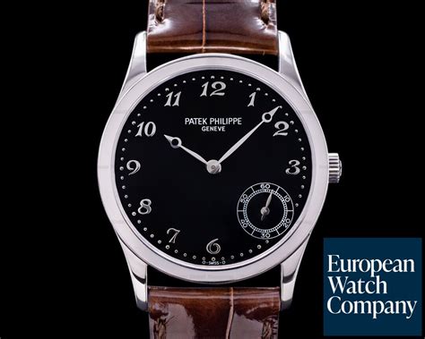 patek philippe big arabic|Patek Philippe Calatrava Automatic Black Arabic Dial 18k White .